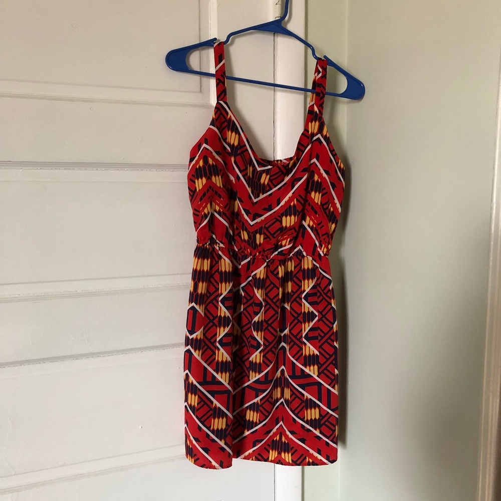 Beautifully Patterned Red Dress